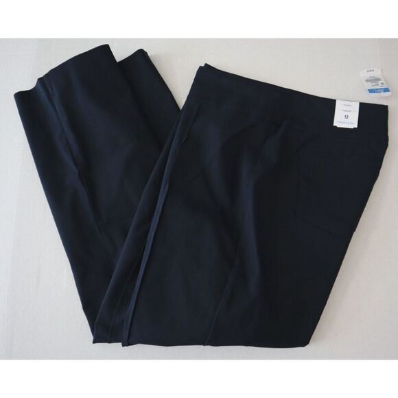 J. McLaughlin 0169261022 Women's Sz 12 Winter Navy Blue Ivy Stretch Pants - Picture 9 of 10